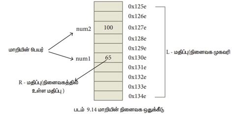 C++ நிரல் : மாறிகள் | C++ program: Variables | in Tamil