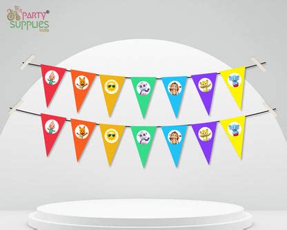 Cocomelon Theme Girl Flag Hanging – Party Supplies India