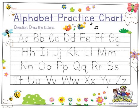 Free Printable Tracing Alphabet: Fun Sheets - Printables for Everyone