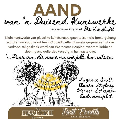 Aand van ‘n 1000 kunswerke by die “Langer Langtafel 2025”, Quenets ...