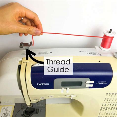 Image result for Brother Sewing Machine Thread Guide