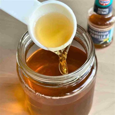 Sugar Free Vanilla Syrup Recipe Using Stevia Or Erythritol