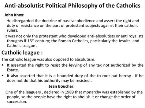 Image result for Example of Absolutist Approach