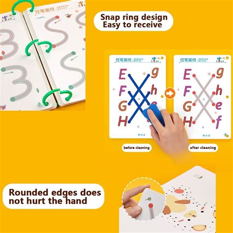 Buy Magical Tracing Workbook Set, Reusable Preschool Handwriting ...