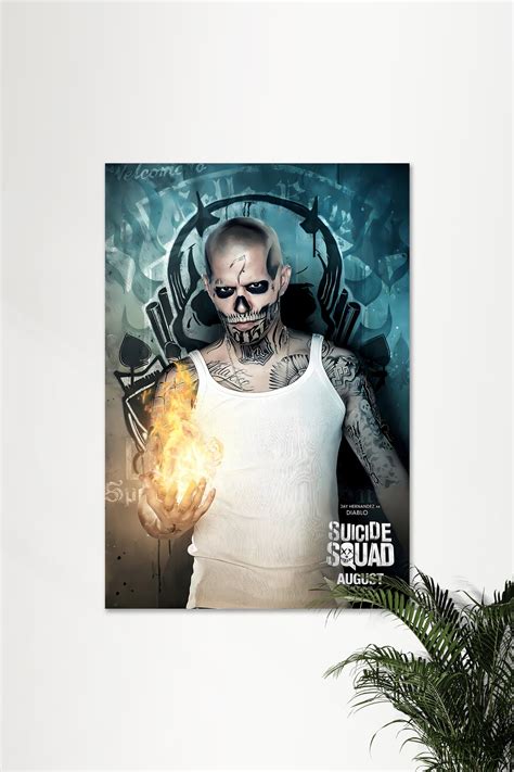 DIABLO X JAY HERNANDEZ | Sucide Squad | DCU Poster – Posterized