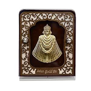 khatu Shyam Baba, Khatu Shyam ji Gold Finish Table top or Car Dashboard ...