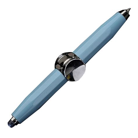 Fidget Spinner Pen with LED Light Writable Spinning Pen Metal Ballpoint ...