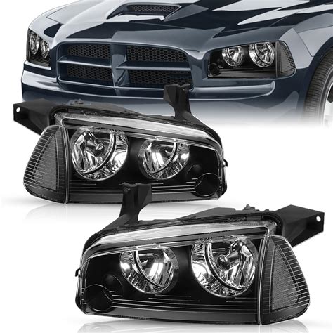 Amazon.com: SOCKIR 4Pcs Headlight Assembly Compatible with 2006-2010 ...