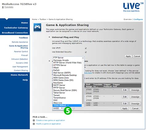 Technicolor Router Port-Forwarding 的图像结果