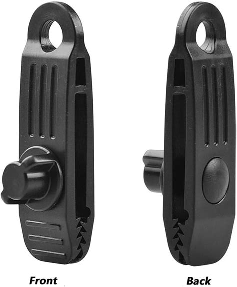 Buy mollensiuer 6 Pieces Thumb Screw Tent Clip Awning Clamp Set Tarp ...