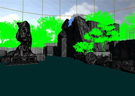 小山流水自然场景3D模型_自然场景模型下载-摩尔网CGMOL