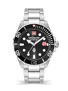 SWISS MILITARY HANOWA Analog Black Dial Men's Watch-SMWGH2200301 ...