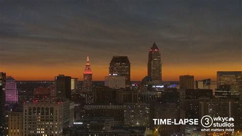TIME-LAPSE VIDEO | Watch downtown Cleveland go into totality during ...