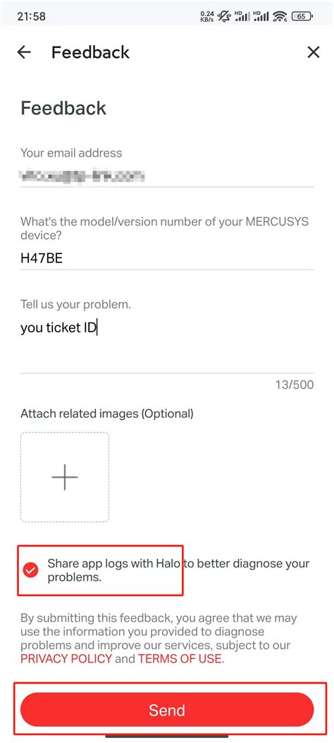 How to collect system log of MERCUSYS App - MERCUSYS