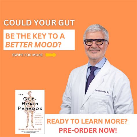Dr. Steven Gundry | 🚨 BIG NEWS! 🚨 My NEW book, The Gut-Brain Paradox ...