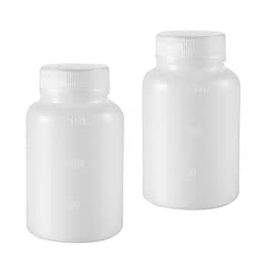 Buy YOKIVE 10 Pcs Chemical Storage Bottle, Wide Mouth Containers with ...