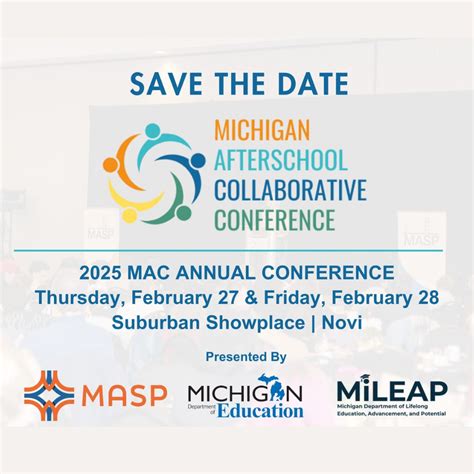 Mark Your Calendars! 2025 MAC Annual Conference - February 27 & 28 ...