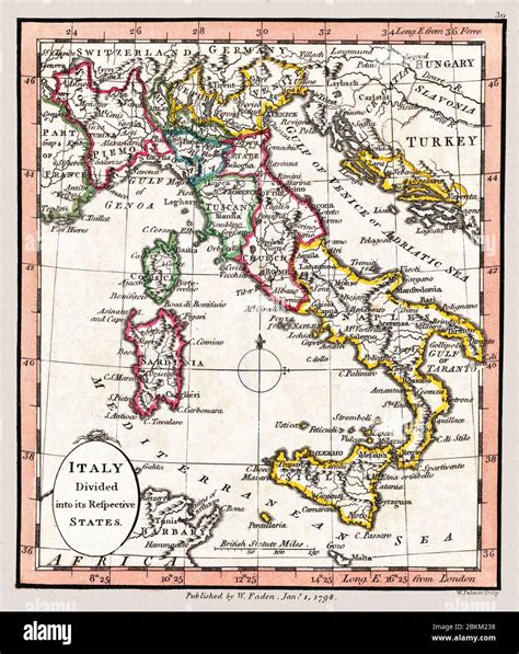 Map Of Europe Italian Peninsula