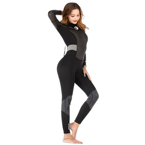 All Over Black Full Length Scuba Swimsuit ,1.5mm Neoprene Swimwear for