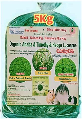Buy Herbal Sinovet India Premium Alfalfa/Timothy/Lucerne/Peanut Mix hay ...