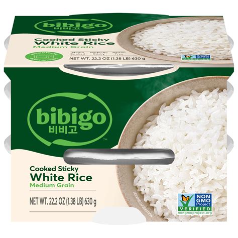 Bibigo Cooked Sticky White Rice, 22.21 oz 3 Pack - Walmart.com