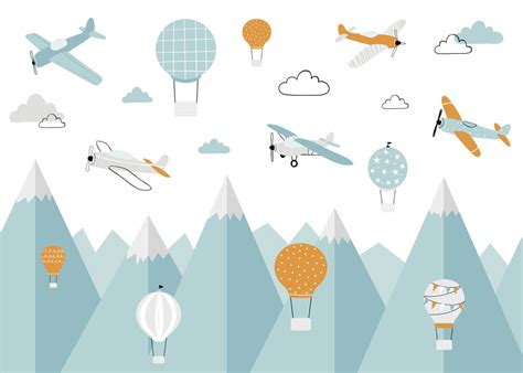 Mountain Nursery Vector Wallpaper – Myindianthings