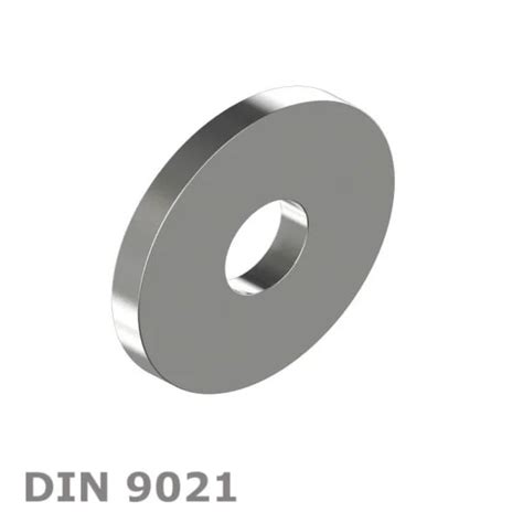 >Unterlegscheibe DIN 9021 V2A Edelstahl | breiter Rand AISI 304