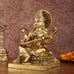 12" Pure Brass Goddess Saraswati Statue - Symbol of Wisdom & Art ...