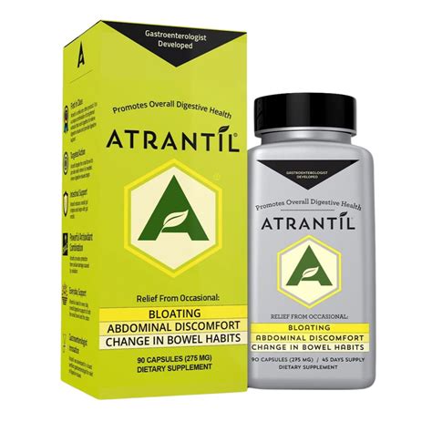 Atrantil Digestive Supplement, Gut & Bloating Issues Support X 90 Caps ...