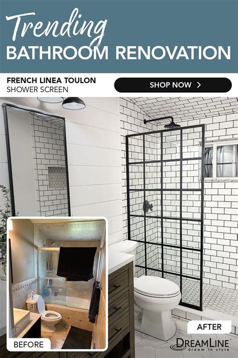 Before and After: Trending Bathroom Remodel from DreamLine | Bathrooms ...