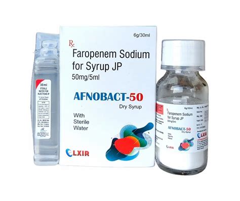 Dry Syrup - AFNOBACT-50 DRY SYRUP(FAROPENEM 6G/30ML) Manufacturer from ...