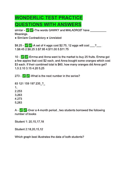 Image result for Wonderlic Test Questions