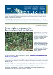 IUFRO - Former Task Force "Transforming Forest Landscapes for Futures ...