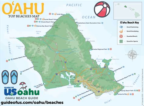 Top 10 Beaches on Oahu + Best of Oahu Beach Map