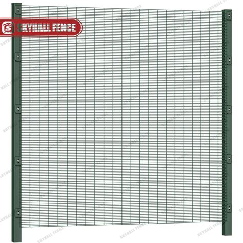 High Security Segmental Fence with Opposite Welded Horizontal Wires for ...
