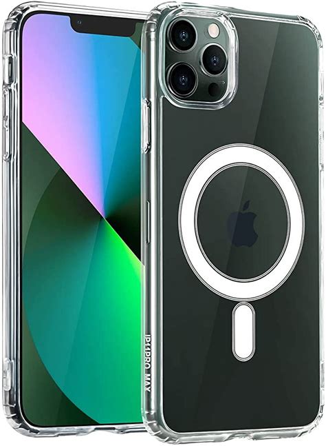 iPhone 11 Pro Max Clear Magnetic Case, Magsafe Compatible, Anti-Yellow ...