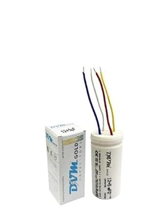 DVM Capacitor for Washing Machine, 12+5 mfd Capacitor for wash and Spin ...