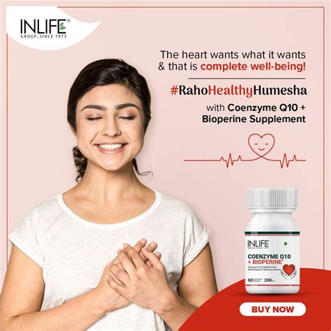Buy Inlife Coenzyme Q10 with Bioperine (Piperine Extract) Supplement ...