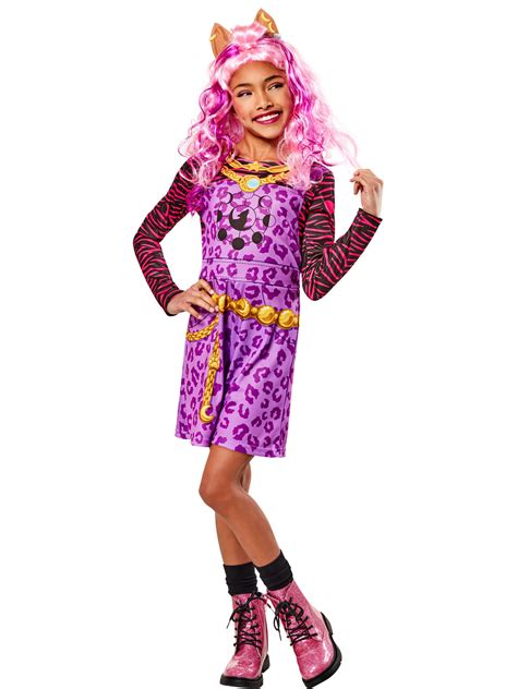 Tween Monster High Clawdeen Wolf Costume