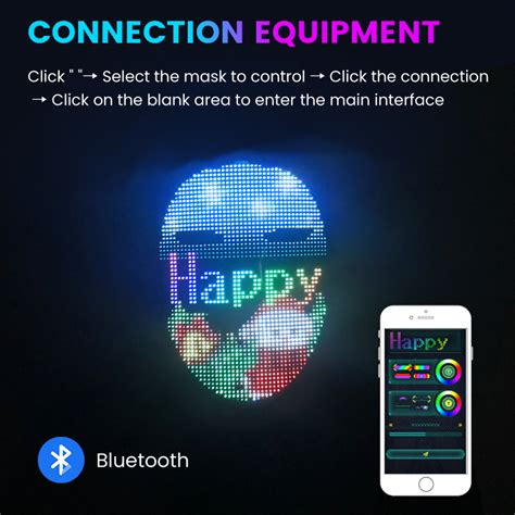 LED Bluetooth Mask 的图像结果