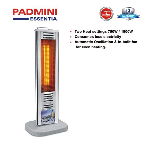 Buy Tower Heater Quartz Online | Best Room Heaters – PADMINI