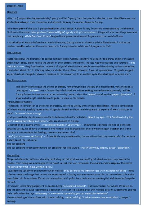 Copy of Gatsby Ch. 7 Gatsby vs. Tom - THE GREAT GATSBYChapter 7: Gatsby vs. Tom Chapter 7unfolds ...