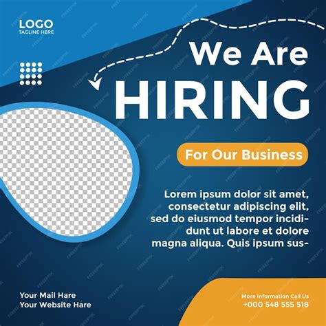 Editable Job Poster Design Template 的图像结果