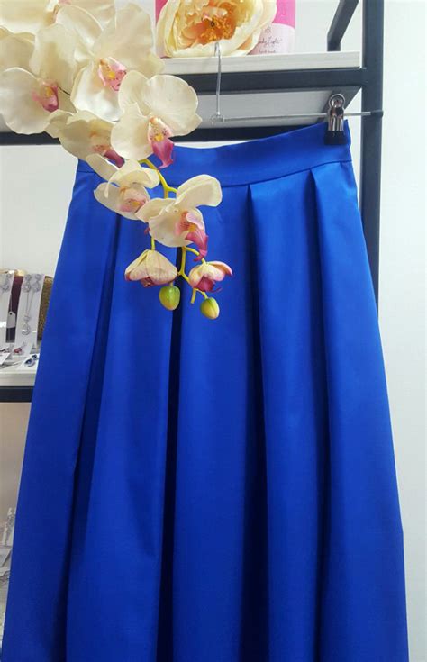 Elegant a line black skirt / Maxi skirt with pleats / Classic | Etsy