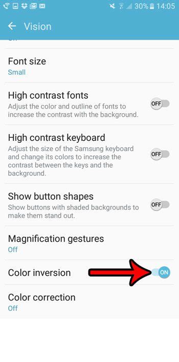 Image result for Invert Colors Android Tablet