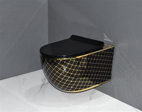 InArt Ceramic Wall Hung or Wall Mounted Designer (Clean Rim) Rimless W