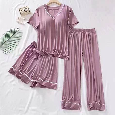 JGQJGAK Pajamas for Women, Petite Length Pajama Set, Petite Length ...
