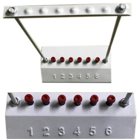 SBT Instruments Iron ESR Tube Stand Push type for 6 tubes Laboratory ...