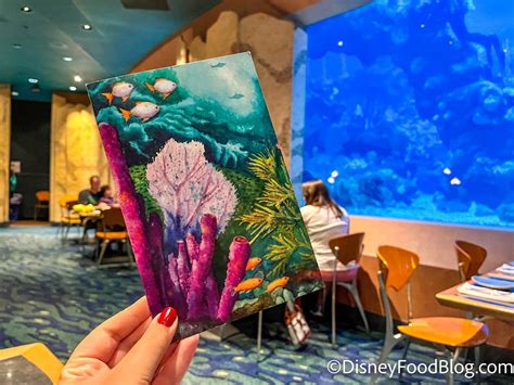 Menu UPDATES Hit Coral Reef Restaurant in EPCOT | the disney food blog