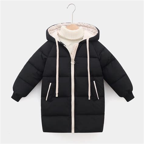 jjayotai Thicken Warm Kids Down Coat Winter Hooded Long Boys Girls ...